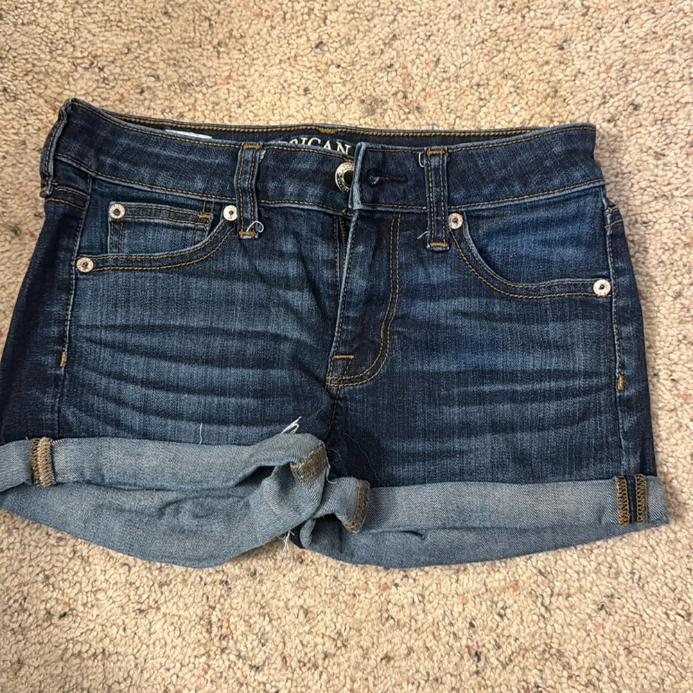 American Eagle super stretch jean shorts